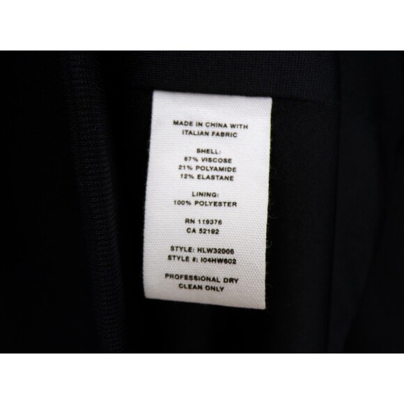 New Helmut Lang Womens Twisted Mini Tank Dress Double Needle Rib Black Size 12 - Picture 5 of 5